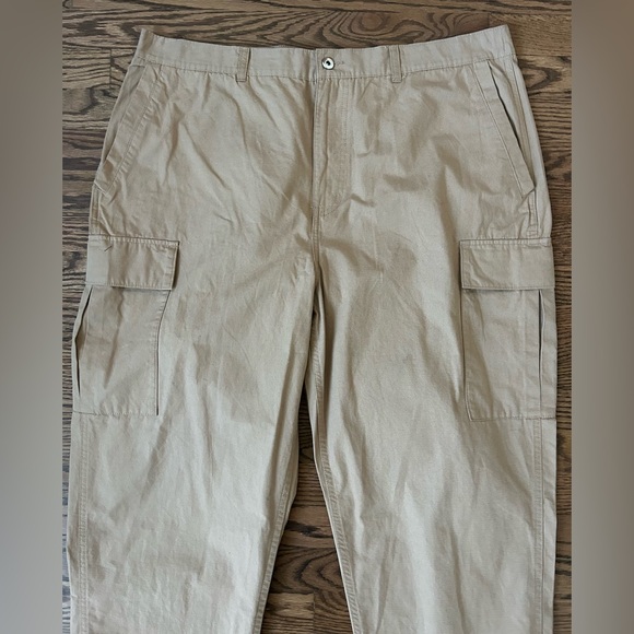 Mens 3XL Ripstop Tactical BDU Uniform Cargo Pants Beige Brown NWOT - Picture 2 of 7